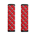 Red French Bulldog Pattern Print Handle Covers