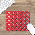 Red French Bulldog Pattern Print Mouse Pad