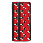 Red French Bulldog Pattern Print Refrigerator Handle Covers