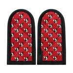 Red French Bulldog Pattern Print Skillet Handle Cover