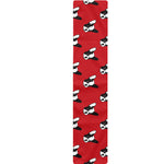 Red French Bulldog Pattern Print Table Runner