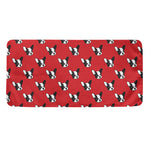 Red French Bulldog Pattern Print Towel