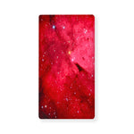 Red Galaxy Space Cloud Print Baby Crib Sheet
