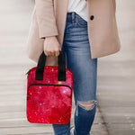 Red Galaxy Space Cloud Print Bible Tote Bag