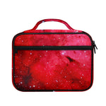 Red Galaxy Space Cloud Print Briefcase Bible Bag