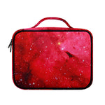 Red Galaxy Space Cloud Print Briefcase Bible Bag