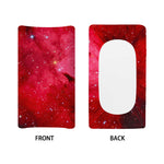 Red Galaxy Space Cloud Print Changing Pad Cover