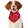 Red Galaxy Space Cloud Print Dog Bandana