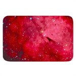 Red Galaxy Space Cloud Print Indoor Door Mat