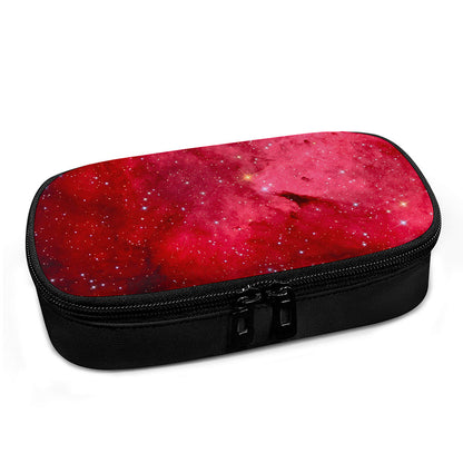Red Galaxy Space Cloud Print Insulin Cooler Travel Case