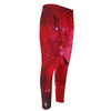 Red Galaxy Space Cloud Print Men's Compression Pants