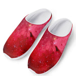 Red Galaxy Space Cloud Print Mesh Casual Shoes