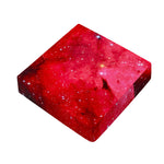 Red Galaxy Space Cloud Print Outdoor Seat Cushion Cover