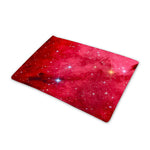 Red Galaxy Space Cloud Print Pet Cooling Mat Cover