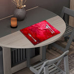 Red Galaxy Space Cloud Print Placemat