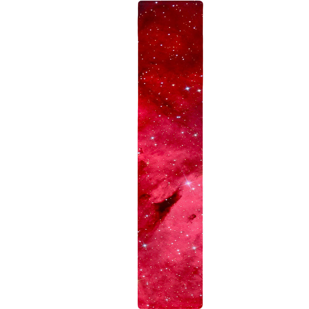 Red Galaxy Space Cloud Print Table Runner