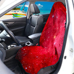 Red Galaxy Space Cloud Print Waterproof Car Seat Cover
