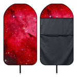 Red Galaxy Space Cloud Print Waterproof Car Seat Cover
