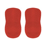 Red Geometric Japanese Pattern Print Bar Stool Covers