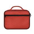 Red Geometric Japanese Pattern Print Briefcase Bible Bag