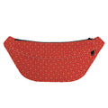 Red Geometric Japanese Pattern Print Fanny Pack