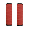 Red Geometric Japanese Pattern Print Handle Covers
