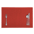 Red Geometric Japanese Pattern Print Placemat