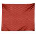 Red Geometric Japanese Pattern Print Tapestry