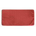 Red Geometric Japanese Pattern Print Towel