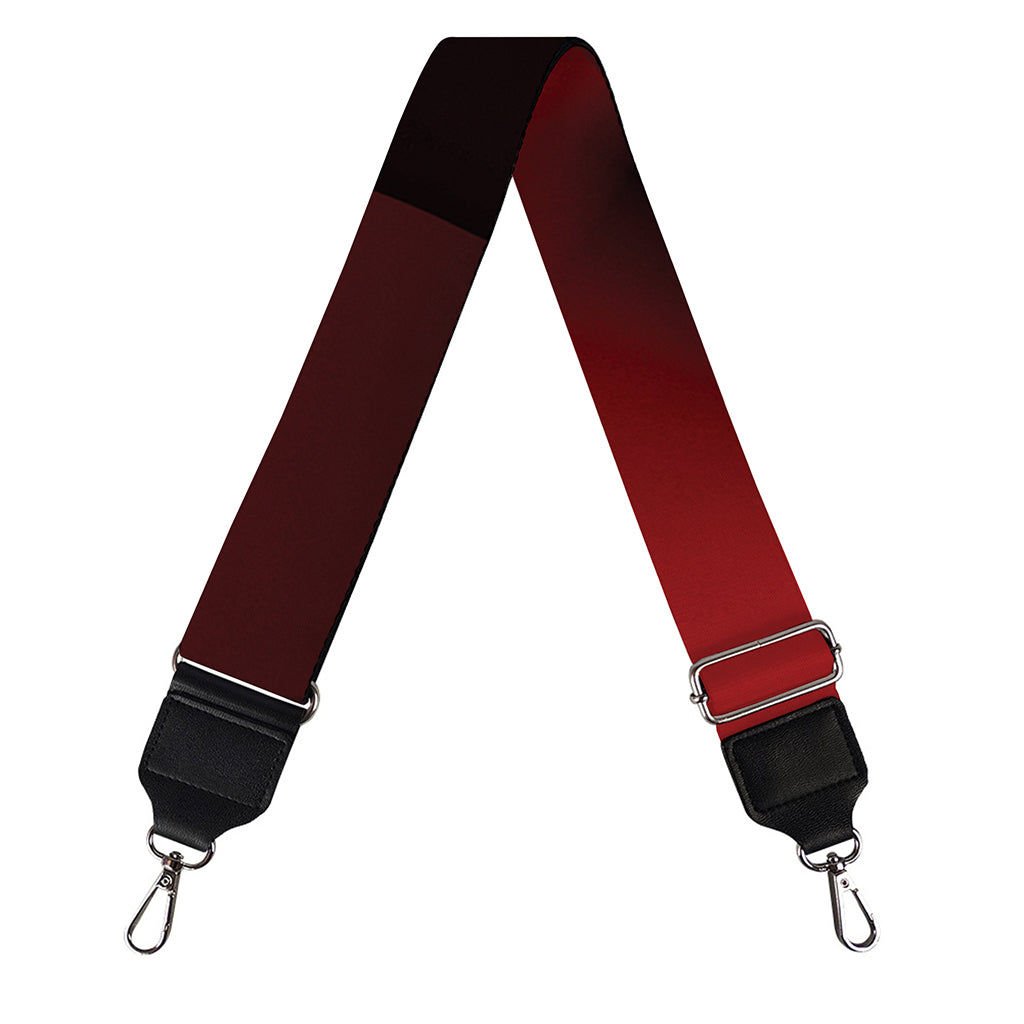 Red Geometric Print Bag Strap