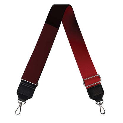 Red Geometric Print Bag Strap