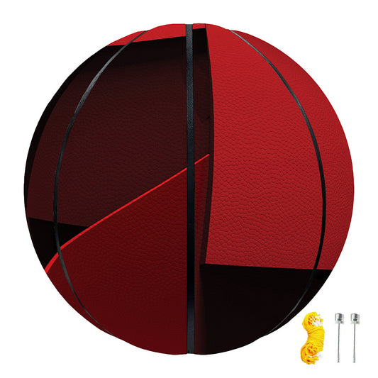 Red Geometric Print Basketball