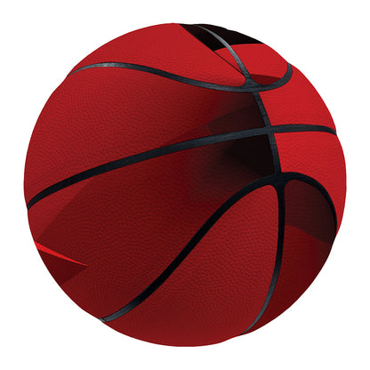 Red Geometric Print Basketball