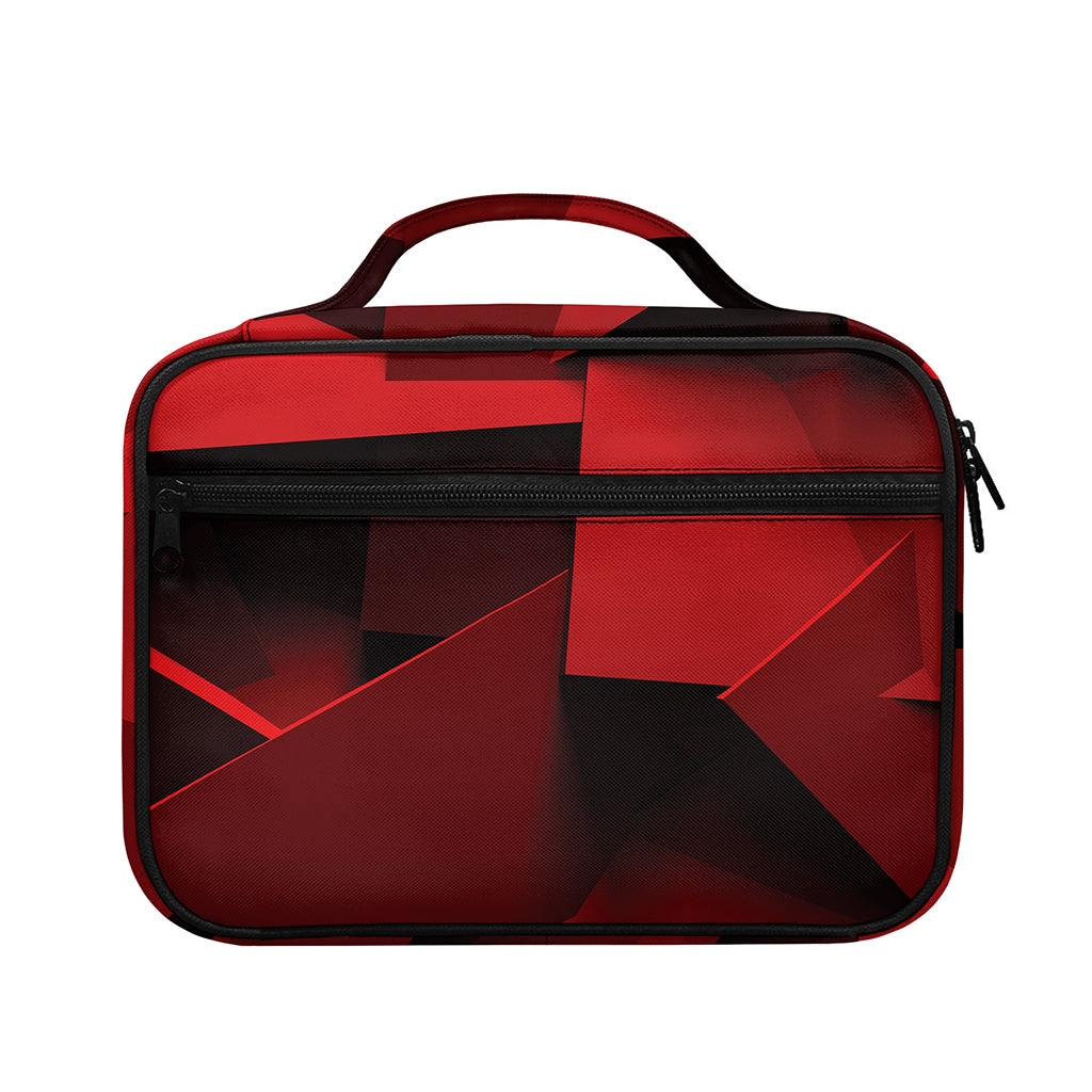 Red Geometric Print Briefcase Bible Bag