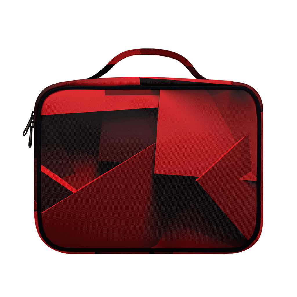 Red Geometric Print Briefcase Bible Bag