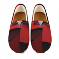 Red Geometric Print Casual Shoes