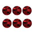 Red Geometric Print Coaster Set
