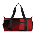 Red Geometric Print Gym Bag