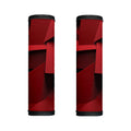 Red Geometric Print Handle Covers