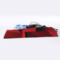 Red Geometric Print Sports Towel