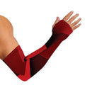 Red Geometric Print Sun Protection Arm Sleeves