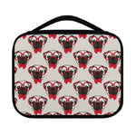 Red Glasses Pug Pattern Print Classic Bible Case