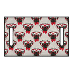 Red Glasses Pug Pattern Print Golf Cart Seat Cover