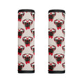 Red Glasses Pug Pattern Print Handle Covers