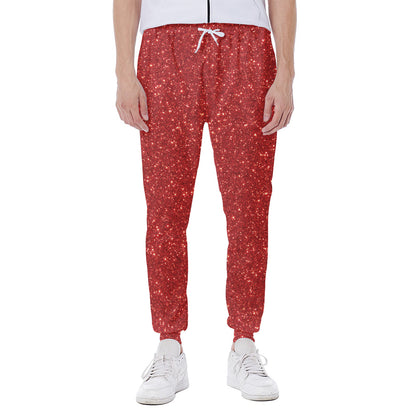 Red Glitter Artwork Print (NOT Real Glitter) Scuba Joggers