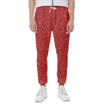 Red Glitter Artwork Print (NOT Real Glitter) Scuba Joggers