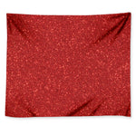 Red Glitter Artwork Print (NOT Real Glitter) Tapestry
