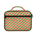 Red Green And White Candy Cane Print Briefcase Bible Bag