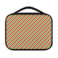 Red Green And White Candy Cane Print Classic Bible Case