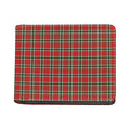 Red Green And White Tartan Pattern Print Bifold Wallet